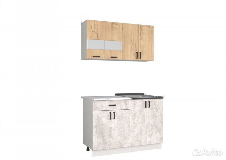 Кухонный гарнитур Легенда-10 1,2м Б-4