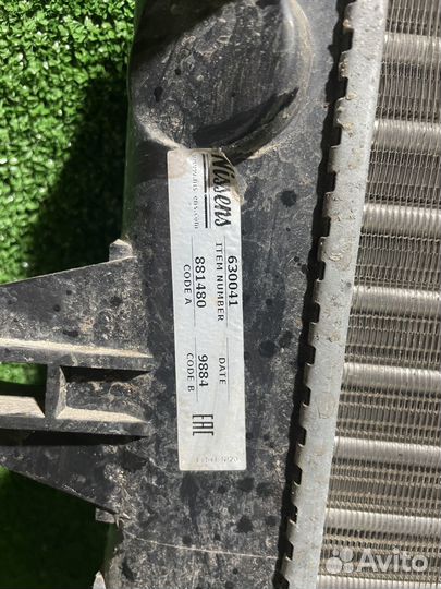 Радиатор основной opel astra g