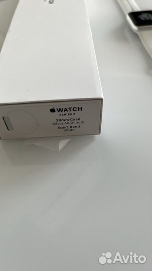 Часы apple watch 3 38 mm silver aluminum оригинал