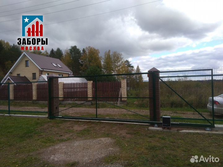 Откатные ворота с гарантией