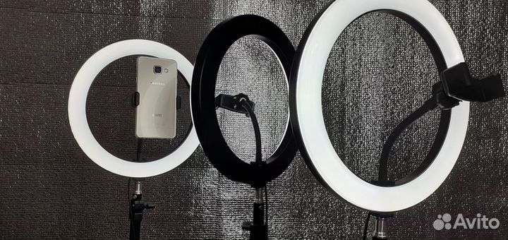 Кольцевая лампа 26см Студийный свет Со штативом