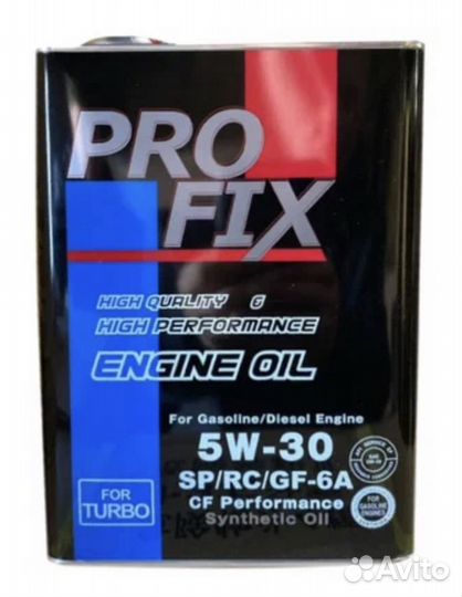 Моторное масло Profix 5W30 API SP / ilsac GF-6 4л