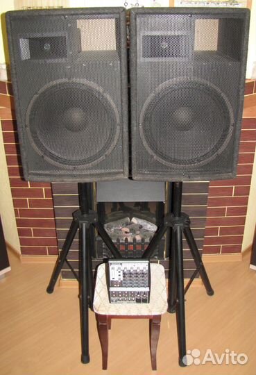 Колонки активные Park 1200W 2ш D15