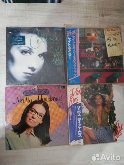 Пластинки виниловые 70-х pop, Rock и др