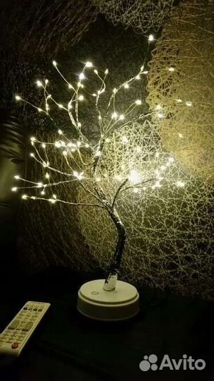 Светильник дерево