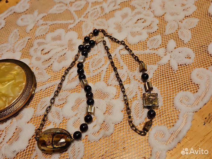 Муранское стекло колье.Италия.Винтаж