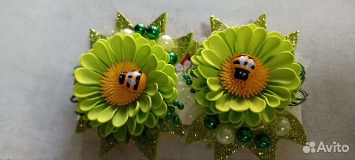 Резинки для волос ручной работы