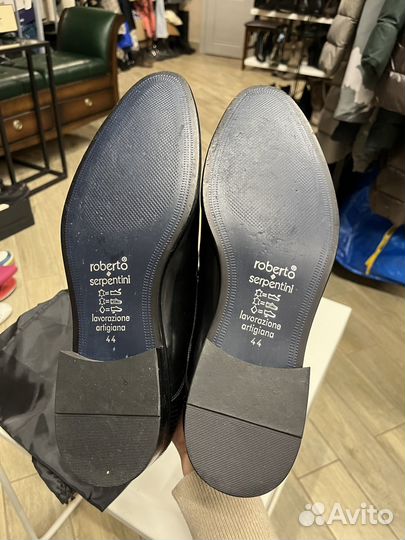 Новые мужские туфли Roberto Serpentini 44 Италия