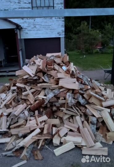 Дрова колотые сухие