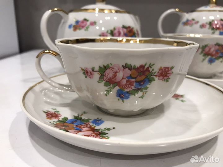 Чайный сервиз Дулево 1986г