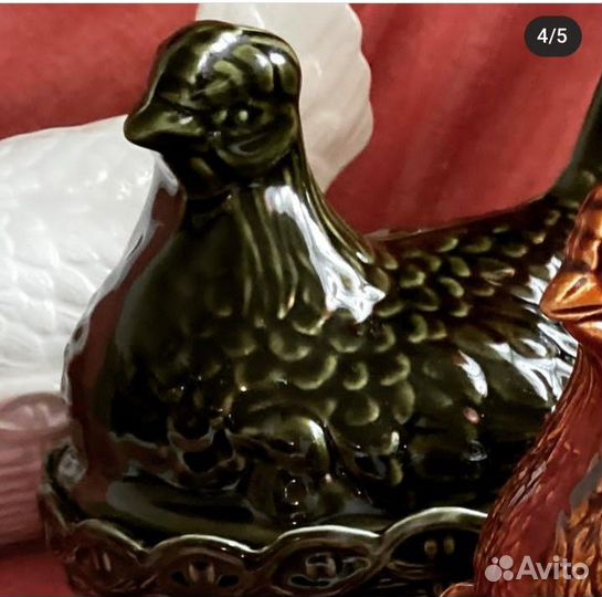 Курица для хранения яиц от Portmeirion. Фарфор