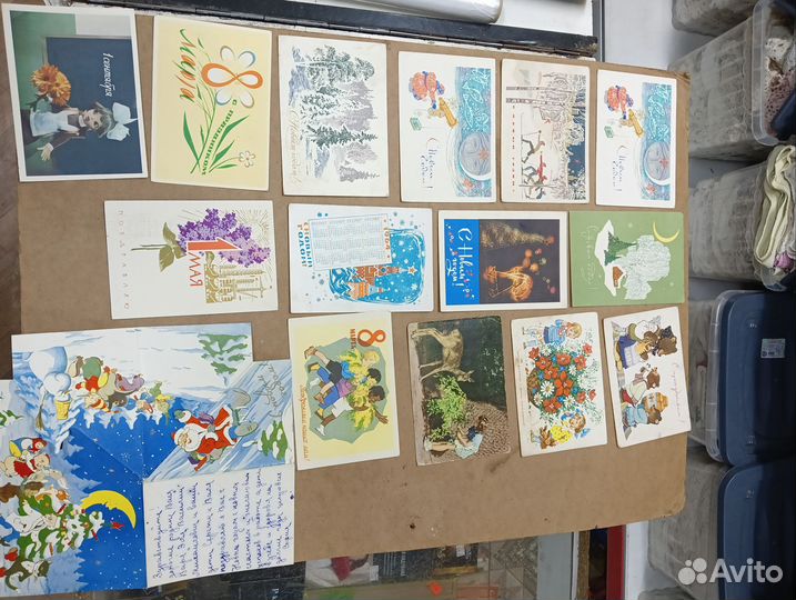 Открытки поздравительные СССР
