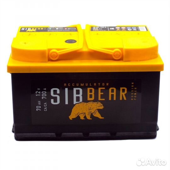 Аккумулятор для УАЗ sibbear 77 А*ч п.п