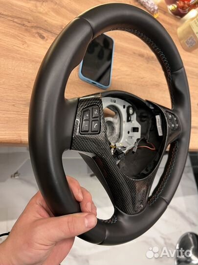 Руль BMW M3 E-92 E-90 карбон целка