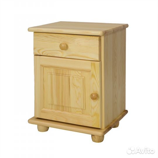 Тумба из массива березы прикроватная Пино 105 Л