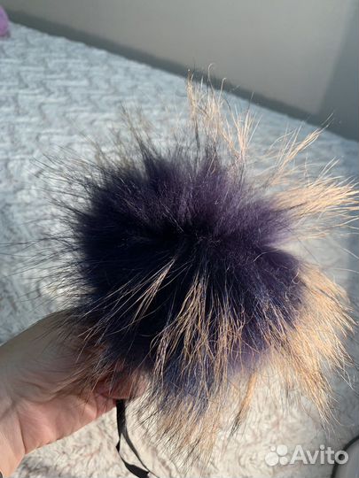 Меховые помпоны натуральные