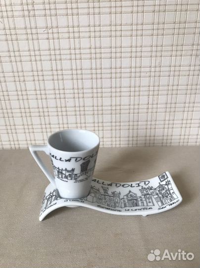 Кофейная чашка сувенир из Испании Вальядолид