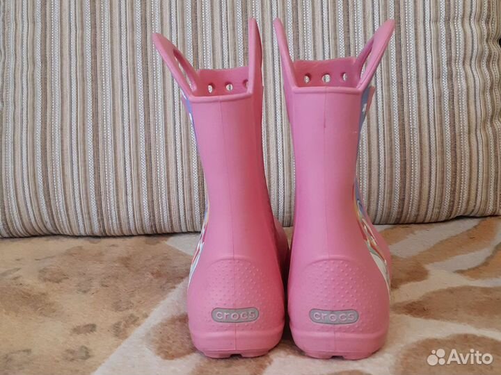 Резиновые сапожки Crocs для девочки
