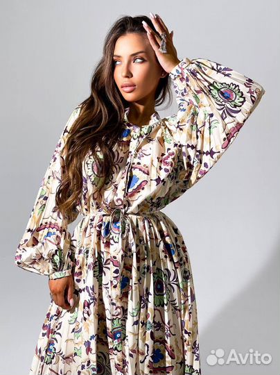 Платье женское шелковое премиум