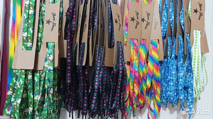 Шнурки для одежды и обуви в ассортименте