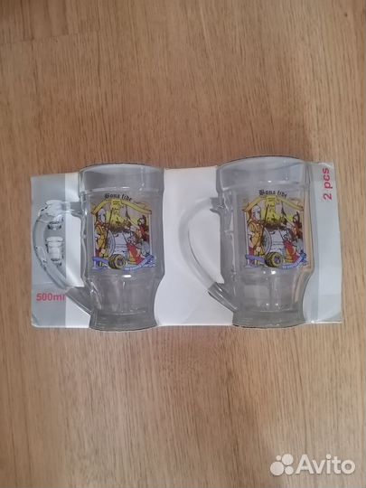 Баварский пивной кувшин, набор кружек pinta