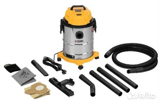 Пылесос LVC15, 1200 Вт, бак 15 л, шланг 2 м