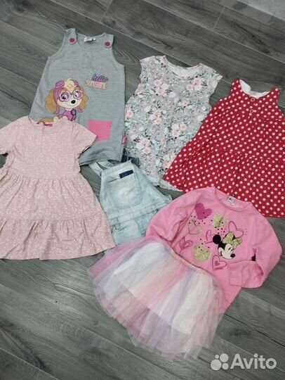 Вещи пакетом для девочки р. 116