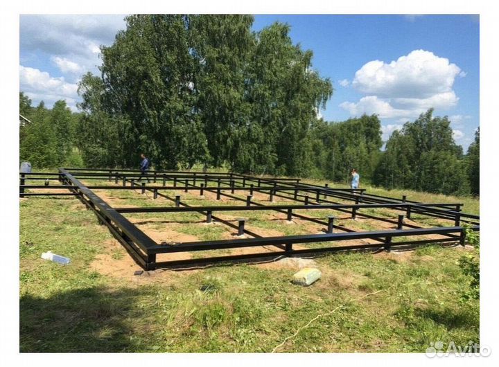 Установка винтовых свай
