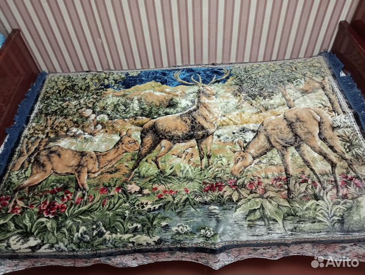 Плюшевый ковер СССР толстый