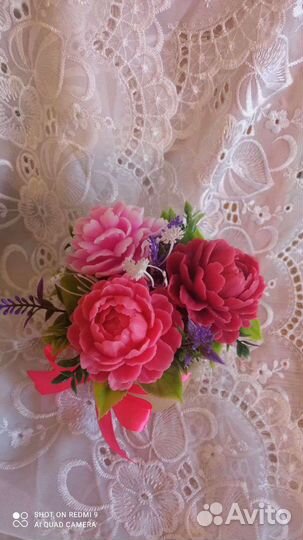 Букет цветов из мыла