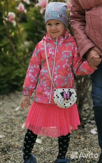 Куртка ветровка + флис 3 в 1 Gusti размер 98