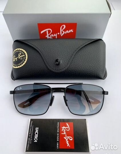 Очки ray ban ferrari пепельные