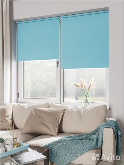 Рулонные шторы жалюзи блэкаут