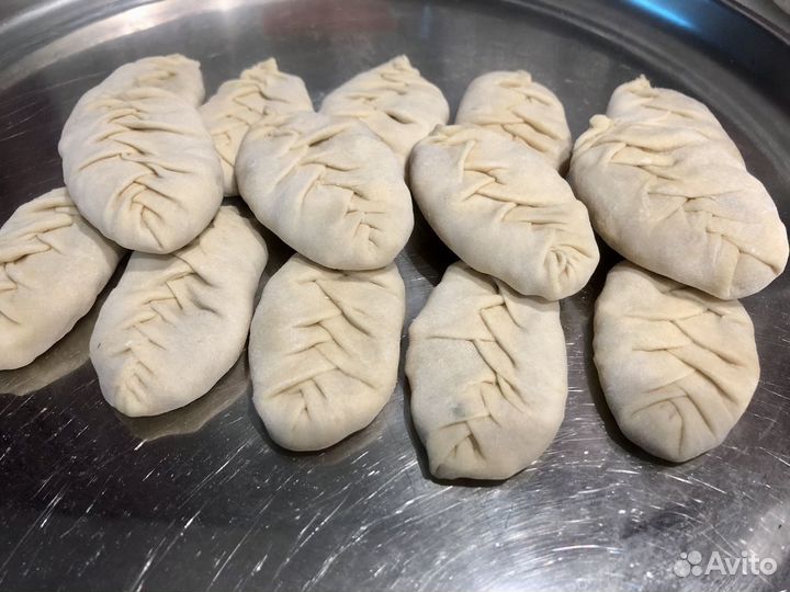 Домашние манты, вареники
