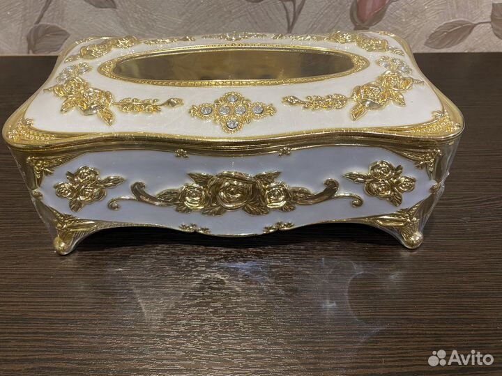 Салфетница золотая