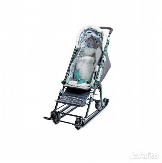 Детские санки коляска ника