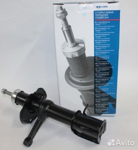 Стойка /2170/ передняя левая масл. 03-03 (сааз)