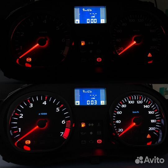 Панели приборов Largus, Logan, Duster