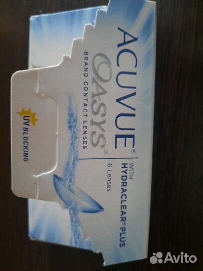 Линзы контактные acuvue oasys -2.25
