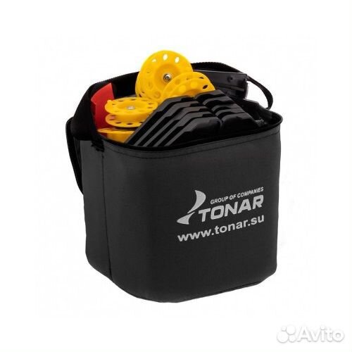 Набор жерлиц на подставке, в сумке 10 шт