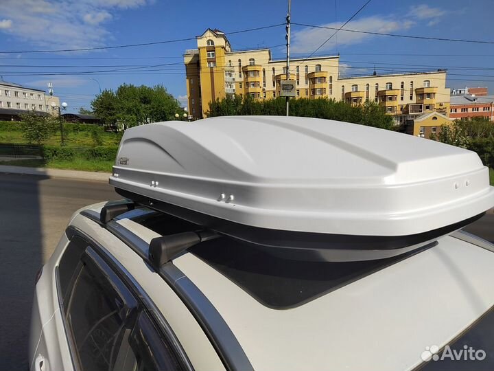 Автобокс Active M 450л белый 187х88х44см