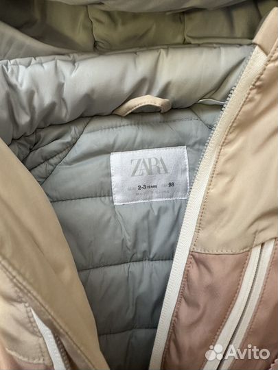 Куртка zara для девочки 98