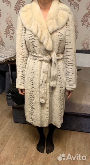 Шуба бобер+норка