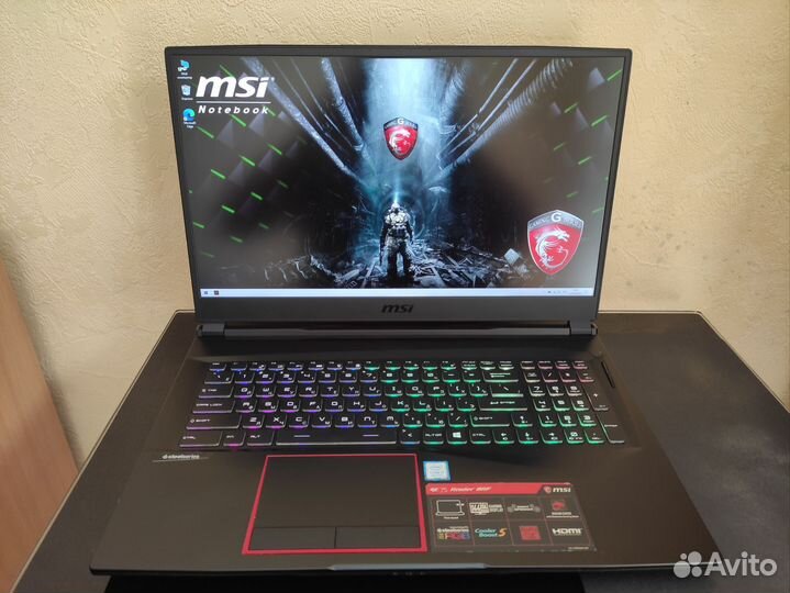 Продам игровой ноутбук MSI GE75 Raider 8RF