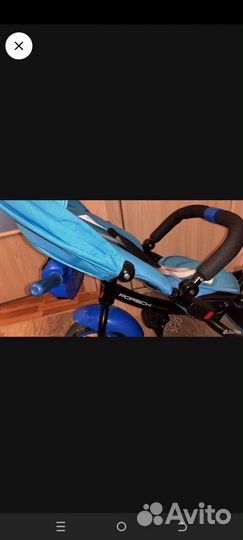 Трёхколёсный велосипед с родительской ручкой