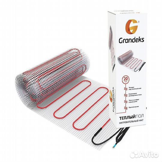 Нагревательный мат 3,0м2 450Вт G2-3,0/450 Grande