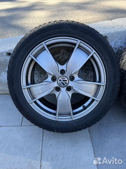 Диски R16 Volkswagen + резина Hankook зимняя