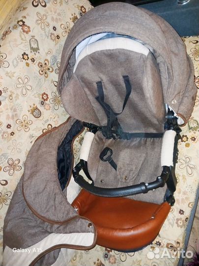 Люлька и прогулочный блокот коляска адамех