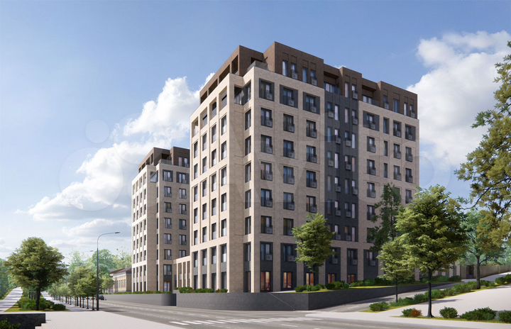 2-к. квартира, 113,8 м², 6/9 эт.