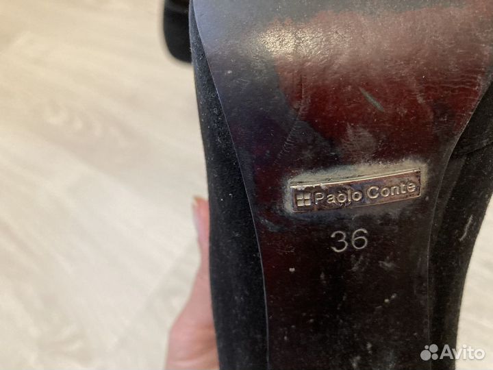 Ботильоны женские Paolo Conte нат. замша 36 разм